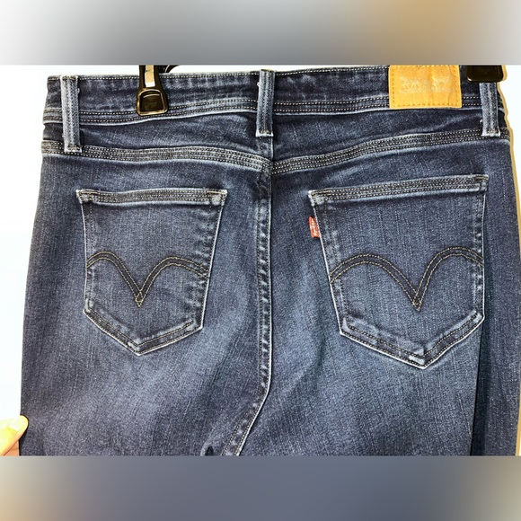 Levi’s Women’s 529 Curvy Bootcut Dark Wash Pockets Casual Stretch Jeans Sz 12 - Picture 13 of 16